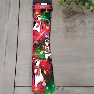 Men's  St. Nicolas Square Christmas  Tie.